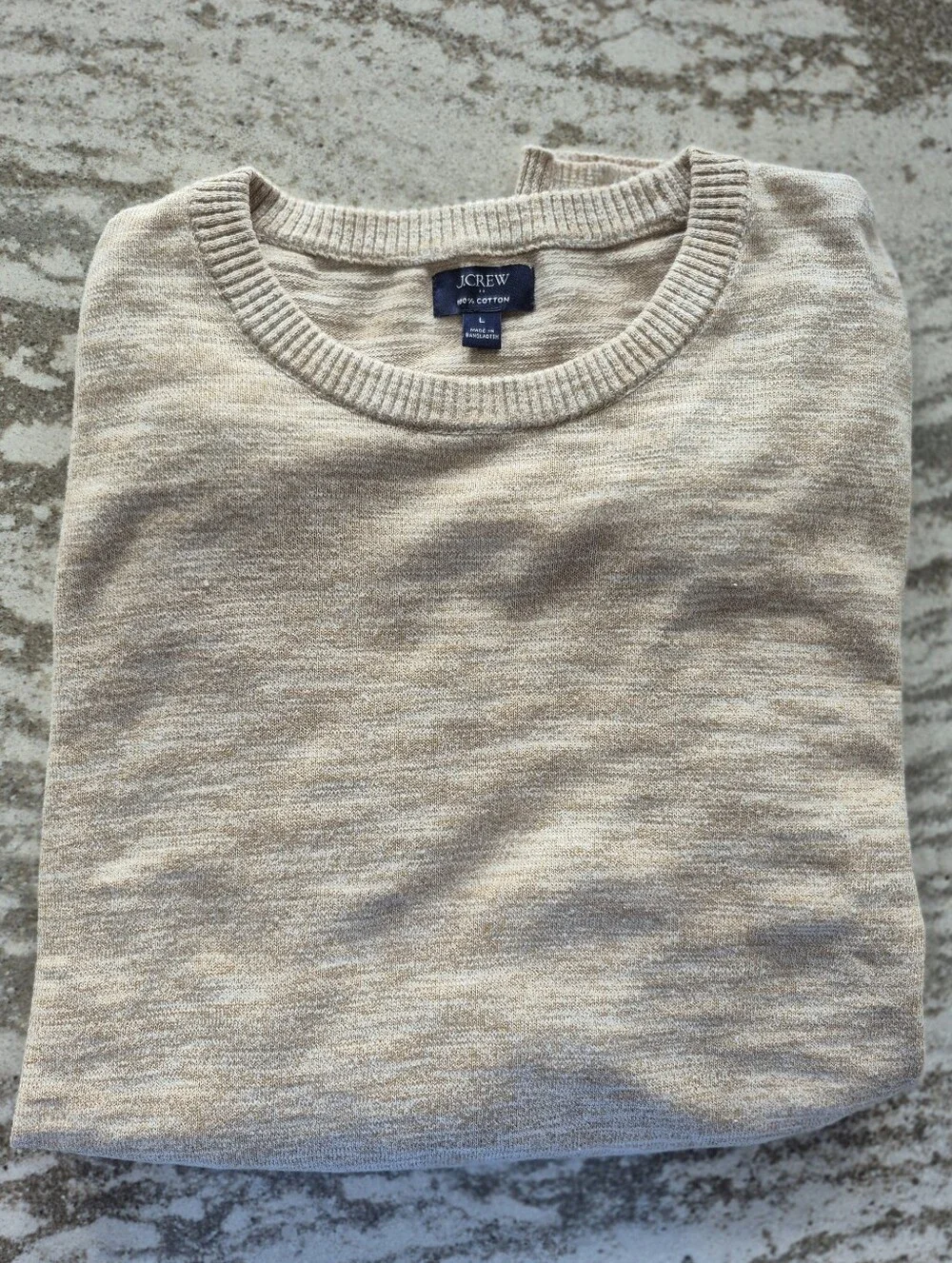 J. Crew Men's Cotton Beach Sweater New Size Large